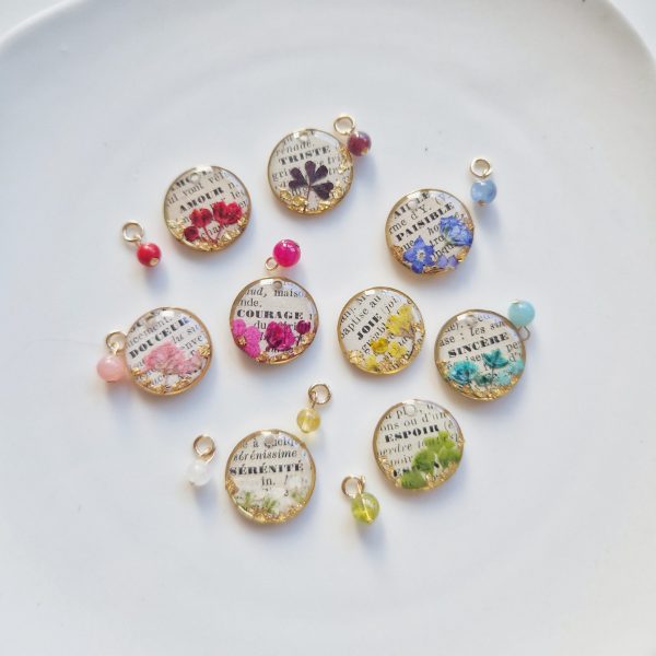 À Fleur de Mots - Supplément Boucles d'oreilles