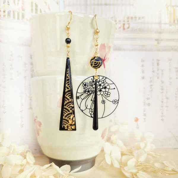 Floraison du Washi - Boucles d'oreilles – Image 3